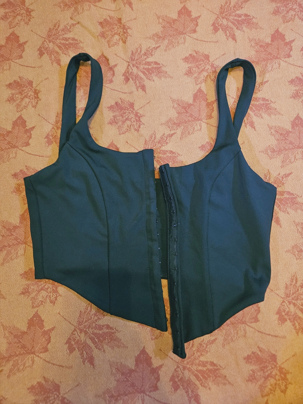 Sexy Black Corset Bustier Top